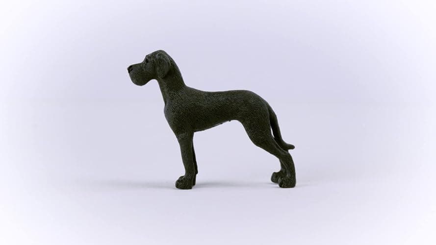 Schleich Farm World Great Dane Dog Figurine - Highly Detailed and Durable Animal Toy, Fun and Educational Play for Boys and Girls, Gift for Kids Ages 3+ thumbnail 3