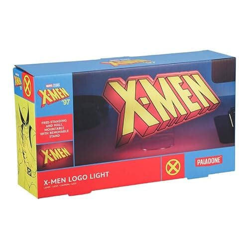 Paladone X-Men Logo Light - Officially Licensed Marvel Merchandise & Room Decor, Freestanding or Wall Mountable Collectible Gift for Wolverine Fans, Battery Opperated thumbnail 6
