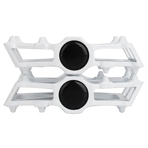 boruizhen Aluminium CNC Bike Platform Pedals Lightweight Road Cycling Bicycle Pedals for MTB BMX - White thumbnail 4