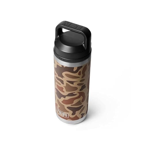 YETI Rambler 18 oz Bottle, Vacuum Insulated, Stainless Steel with Chug Cap, Wetlands Camo thumbnail 8