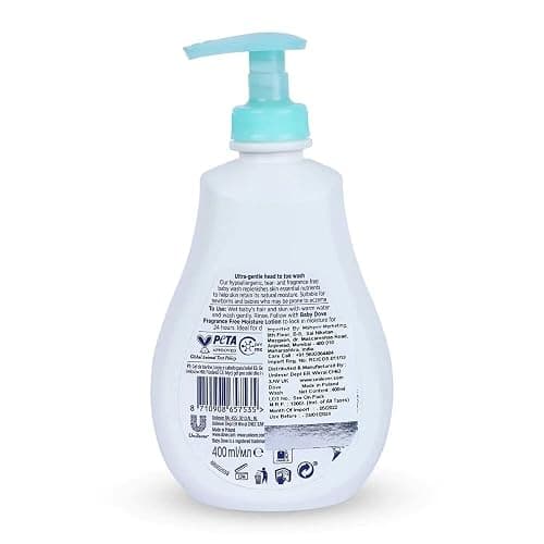 Dove Baby Sensitive Moisture Head to Toe Wash, 400ml thumbnail 2