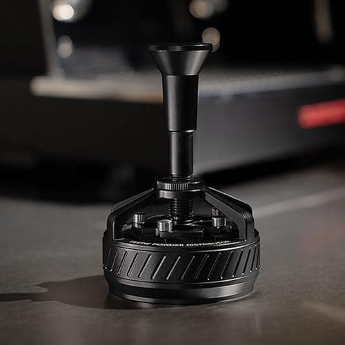 Coffee Distribution Tool 58mm Professional Grounds Leveler with Rotating Base for Espresso Machine Even Coffee Grounds Spreading Tool thumbnail 2