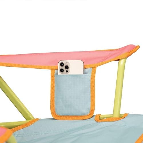 GCI Outdoor Comfort Pro Rocker Camping Chair | Portable Folding Rocking Chair with Durable Armrests & Drink Holder — Sweet Tea thumbnail 6