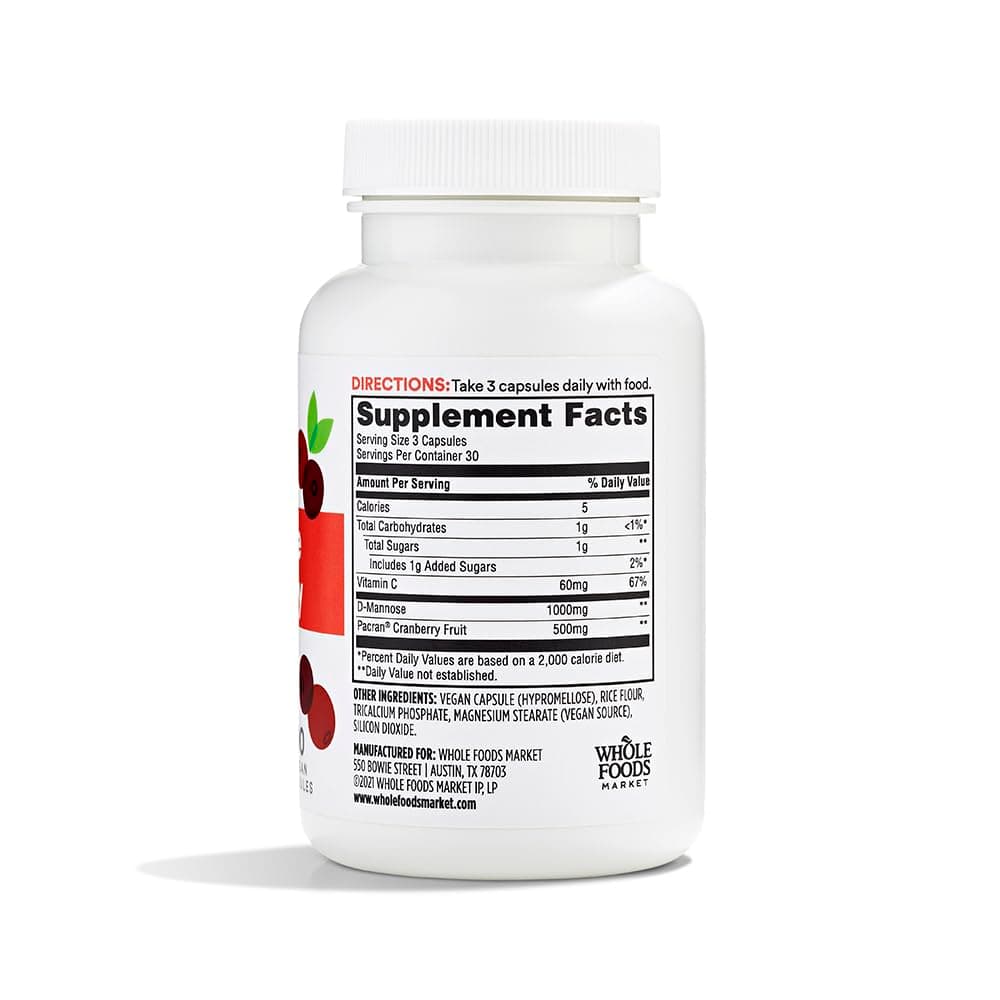D-Mannose With Cranberry, 90 Count thumbnail 2