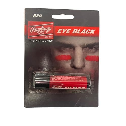 Rawlings | Eye Black Stick | Retractable Tube/Glare Reduction | Adult & Youth Baseball/Softball | Red - Image 1