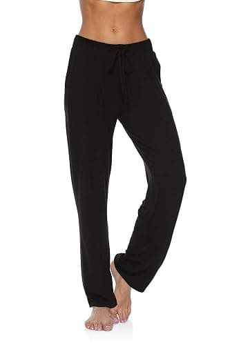 DIBAOLONG Womens Yoga Pants Wide Leg Comfy Drawstring Loose Straight Lounge Running Workout Legging thumbnail 2