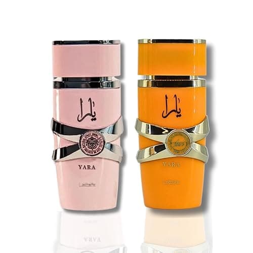 Lattafa for Women 2 Piece Eau de Parfum Gift Set (Yara + Yara Tous) 3.4 Ounce/100 ml each - Image 1