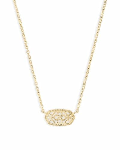 Kendra Scott Elisa Pendant Necklace for Women, Fashion Jewelry, 14k Gold-Plated - Image 1