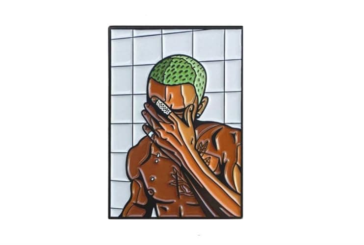 Frank Ocean Pin | Blonde pin Enamel Pin Brooch cute enamel pins kawaii - Image 1