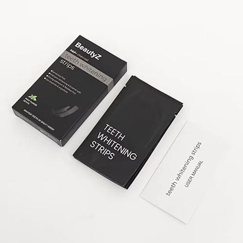 BeautyZ Teeth Whitening Strips for Sensitive Teeth Pap+ Charcoal Peroxide Free & Enamel Safe 28 Mint Strips 14 Day Supply Fast Gentle Whitening at Home No Sensitivity thumbnail 7