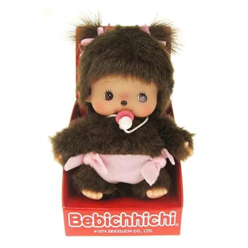 Monchhichi Classic Bebichhichi Plush Toy - Girl Europe - Image 1