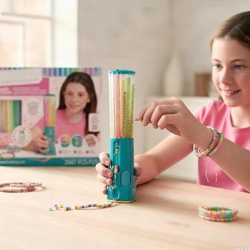 Xakava Quick-Click Bracelet Maker Kit, DIY Charm Bracelet Kit with Beads, Easy Click Design, Jewelry Making Kit for Girls, Cute & Friendship Bracelet Kit, Charm Bracelet Making Kit (A Set) thumbnail 7