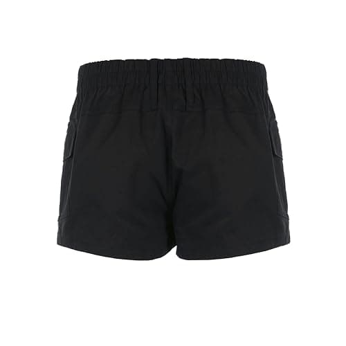 Women Cargo Shorts Elastic Low Waist Pocket Shorts Y2k Egirls Slim Fitted Shorts Vintage Harajuku Streetwear thumbnail 5
