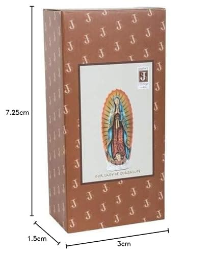 Joseph's Studio by Roman - Our Lady of Guadalupe Figure on Base, 6" Scale Renaissance Collection, 7.25" H, Resin and Stone, Religious Gift, Decoration thumbnail 3