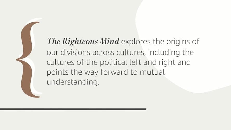 The Righteous Mind: Why Good People Are Divided by Politics and Religion thumbnail 2