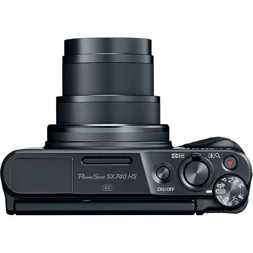 Canon PowerShot SX740 HS Digital Camera | 20.3MP CMOS Sensor, 40x Optical Zoom, 4K UHD Video, Wi-Fi & Bluetooth | Compact Point-and-Shoot Camera with Bag and 64GB Card thumbnail 4