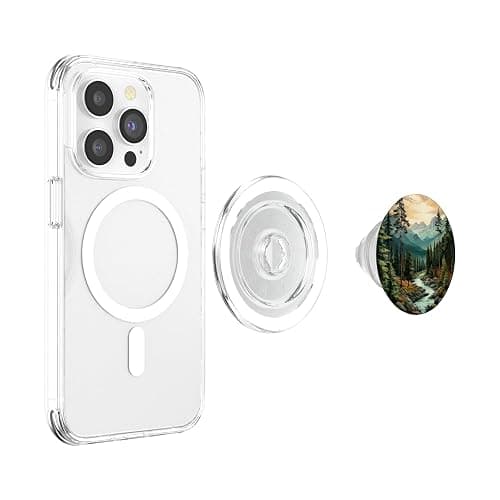 Mountains Wilderness Forest Hiking Pine Tree Nature PopSockets PopGrip for MagSafe thumbnail 3