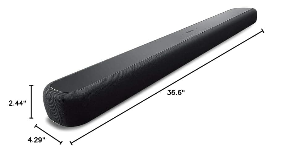 Yamaha Audio YAS-209BL Sound Bar with Wireless Subwoofer, Bluetooth, and Alexa Voice Control Built-In,Black,36 x 2.5 x 4.25 inches thumbnail 11