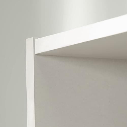 Sauder Beginnings 5-Shelf Bookcase, Bookshelf with Adjustable Storage Shelves, in Soft White thumbnail 9