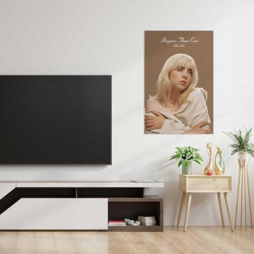 Scorpio Posters Billie Eilish - Happier Than Ever Poster - Officially Licensed - 24" x 36" thumbnail 4