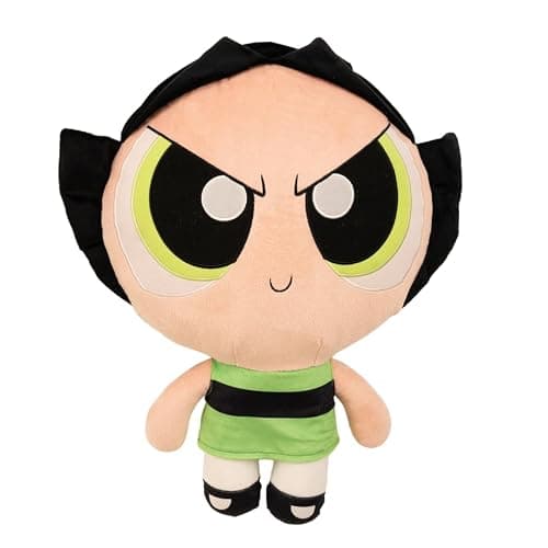 Collectibles The Powerpuff Girls Buttercup Bedding Super Soft Cozy Decorative Cuddle Pillow, (Officially Licensed Product) By Franco - Image 1