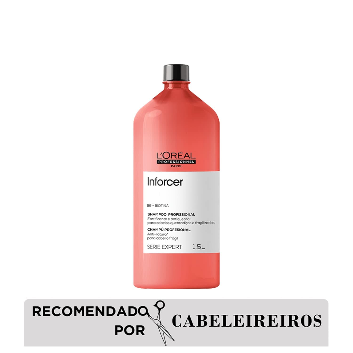 Shampoo Inforcer Loreal 1,5L, Loreal, Rosa thumbnail 2
