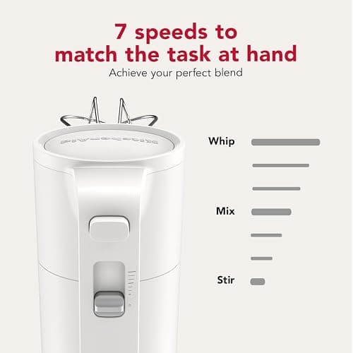 KitchenAid Go Cordless Hand Mixer - battery included, KHMR762, Porcelain White thumbnail 6