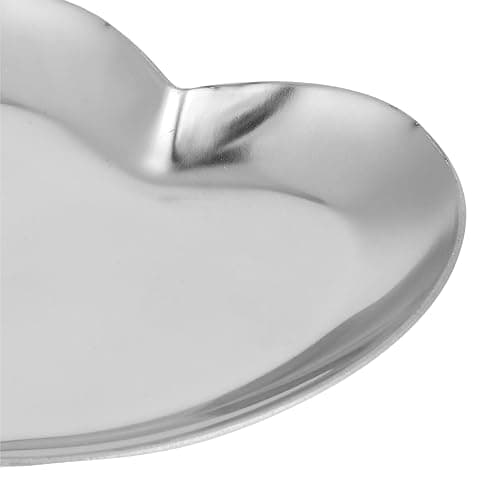 Heart Shaped Art Palette - Stainless Steel Nail Art Palette for DIY Paint Mixing - Silver thumbnail 6