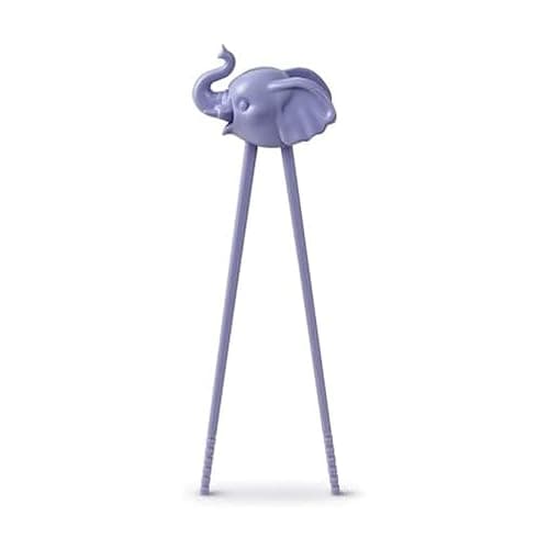 Genuine Fred MUNCHTIME Elephant Chopsticks, Picky Eater Solutions, Beginner Kids Reusable Chopsticks, Animated, Interactive Design, Fun Gift for Kids - Image 1