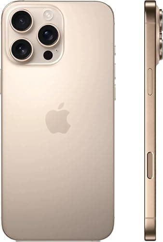 Apple iPhone 16 Pro Max, US Version, 256GB, Desert Titanium - Unlocked (Renewed) thumbnail 5