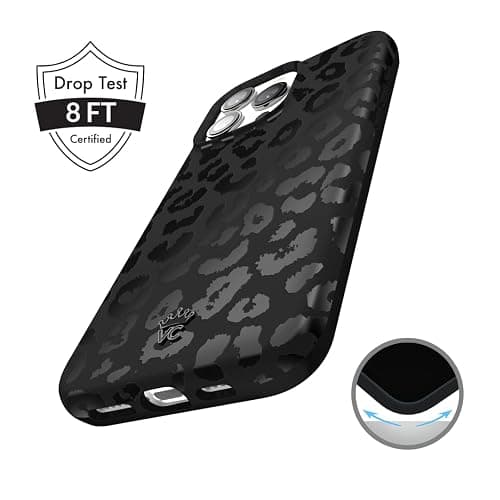 VELVET CAVIAR Black Leopard Cheetah Print Phone Case for iPhone 16 Pro - Compatible with MagSafe [10ft Drop Tested] thumbnail 5