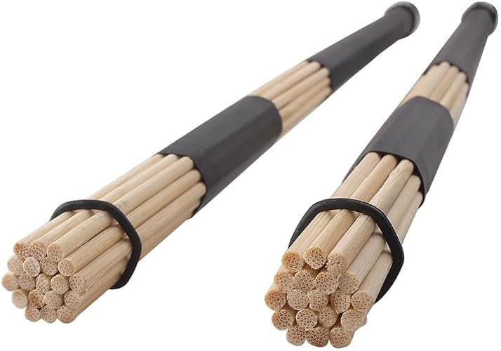 TUOREN Drumstick Bag with Floor Tom Hooks Includ 5 Pairs Drum Sticks Mallets Brushes Set Percussion Instrument Accessories for Kids Adults Drummer Practice Black thumbnail 5