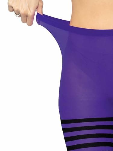 Leg Avenue Women's Nylon Striped Tights thumbnail 5