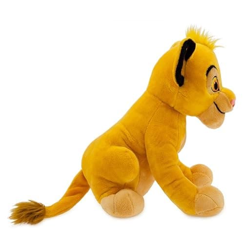 Disney Store Official Simba Medium Soft Toy for Kids, Cuddly Character with Fuzzy Texture and Embroidered Details, Furry Mane and Tail Tuft, Disney Plushy Suitable for All Ages thumbnail 3