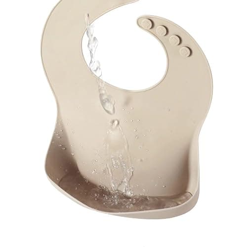 PandaEar Silicone Baby Bib for Girls Boys| Adjustable Waterproof Silicone Bibs for Babies & Toddlers with Large Pocket Food Catcher, BPA Free Soft Durable thumbnail 6