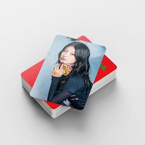 92piece（60 small cards and 32 mini stickers） multinational girl group KATSEYE returns to BEAUTIFULCHAOS support photo cards stickers greeting cards (94484-KATSEYE) thumbnail 5
