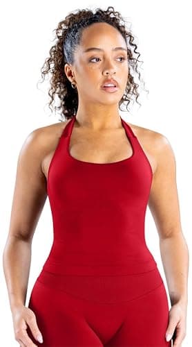 TRYTO Impact Halter Top Sports Yoga Tanks Women Workout Fitness Gym Outdoor Running Tank Tops - Image 1
