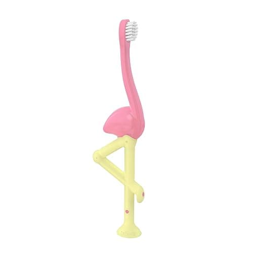 Dr. Brown's Baby and Toddler Toothbrush, Flamingo 1-Pack, 1-4 Years thumbnail 10