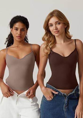 QINSEN Womens Spaghetti Strap Sweetheart Neck Sleeveless Top Slim Fit Going Out Camisole Basic Top thumbnail 5