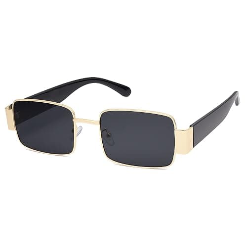 SOJOS Retro Fashion Rectangle Sunglasses Womens Mens Vintage Trendy Square Shades SJ1162 - Image 1