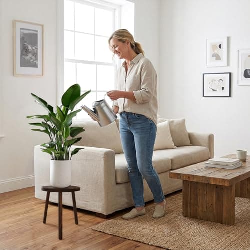 Amdermi 3 Pack Wood Plant Stands Indoor, Mid Century Modern Plant Stool for 6-12 Inch Pots, Tall Small Plant Stand Set for Living Room, Balcony, Office thumbnail 7