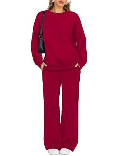 XIEERDUO Sweatsuits Women 2 Piece Outfit Matching Lounge Sets Fall Outfits 2025 Fashion Clothing Crewneck Track Suits thumbnail 2