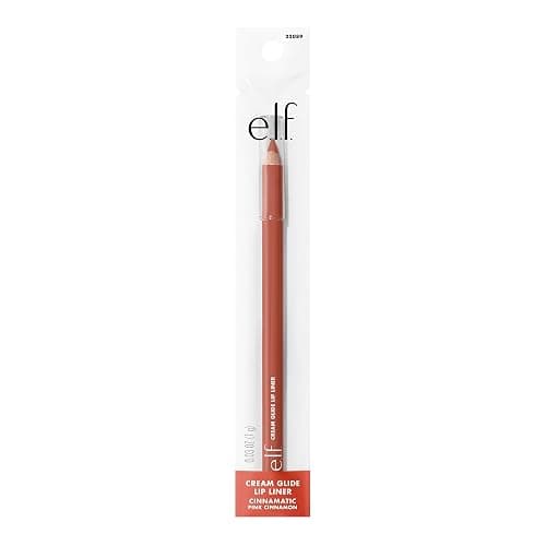 e.l.f. Cream Glide Lip Liner, Highly-Pigmented Pencil For Shaping & Sculpting Lips, Semi-Matte Finish, Vegan & Cruelty-Free, Cinnamatic thumbnail 8