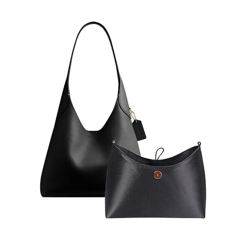 ZTUJO Purse Organizer Insert For Coach Brooklyn 28 and 39 (Black, For Brooklyn 28) - Image 1