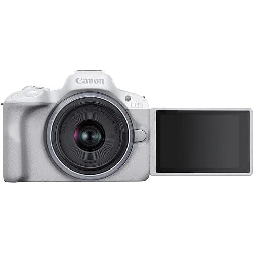 Canon EOS R50 Mirrorless Camera Kit – APS-C RF Camera with 18-45mm Lens, 4K Video, Dual Pixel AF II & Vari-Angle Touchscreen (5812C012) + Shoulder Bag + 64GB Memory Card thumbnail 5
