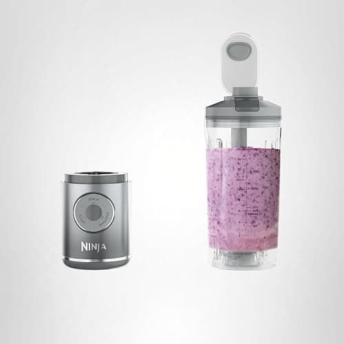 Ninja Blast Max, Portable Blender + Twist & Go, Personal Smoothie, Blend, Ice Crush, 3 Programs, Cordless, 22 oz removable Vessel, Dishwasher Safe, Leakproof, Silver, BC251SL thumbnail 10
