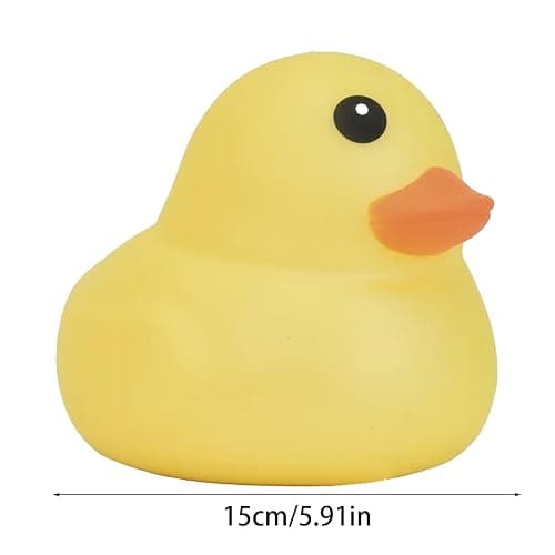 Soft Duck Squishy Sensory Fidget Toys Jumbo Squishy Duck for Stress Relief Slow Rising Squishies for Anxiety Management Cute Fidgets Duck Big Toys Cute Duck Squeeze Dough Ball Stress Ball Colorful thumbnail 3