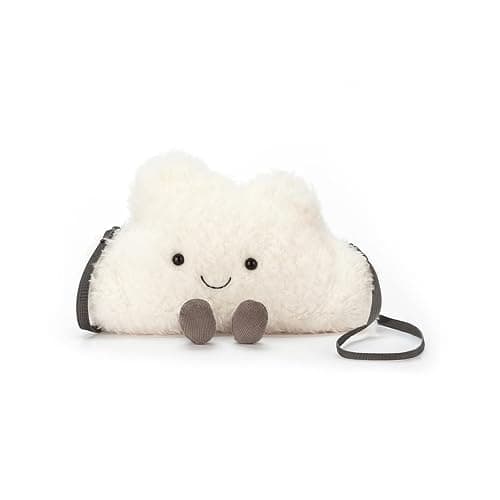 Jellycat Plush Bag Collection | Crossbody Bags & Shoulder Purses | Fun & Unique Handbag - Cloud - Image 1