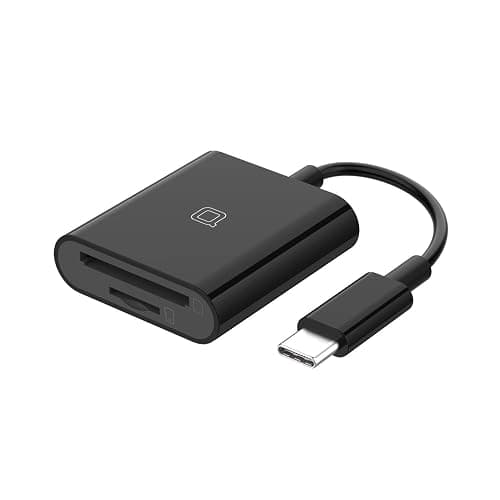 nonda USB C to SD Card Reader, SD/MicroSD to USB C Card Reader Adapter [Thunderbolt 3] Compatible with iPad Pro 2020, MacBook Pro 2019, MacBook Air 2020, Galaxy S10/S9, Surface Book 2 and More - Image 1