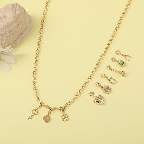 Rambling Rose Bohemia Gold Color Crystal Star Moon DIY Necklace,Tassel Pendant Necklaces,For Women Party Jewelry Accessories thumbnail 2